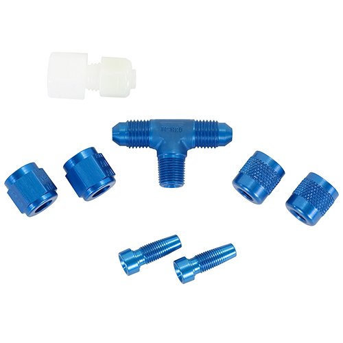 AEROMETER INSTALL KIT/1/4. Includes: 1 ea MS20825-4D, 1 ea 266N04X02, 2 ea 290-4D, 2 ea 213-4D, and 2 ea 231-4D.
